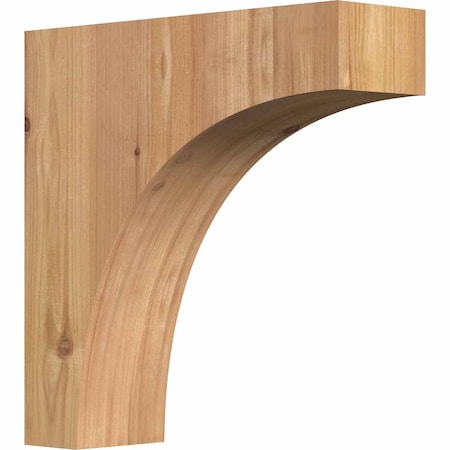 Ekena Millwork Huntington Smooth Corbel, Western Red Cedar, 3 1/2"W x 12"D x 12"H COR04X12X12HUN00SWR